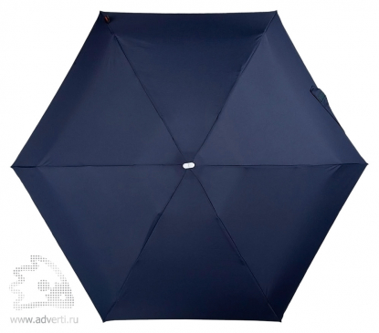 Зонт Samsonite Alu Drop, механический, 3 сложения, синий