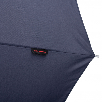 Зонт складной Alu Drop S, механический, 5 сложений, синий, лейбл на куполе