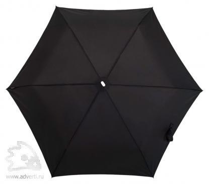 Зонт Samsonite Alu Drop, механический, 3 сложения, черный