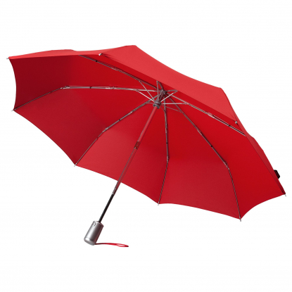 Зонт складной &laquoAlu Drop S, автомат, 3 сложения, красный