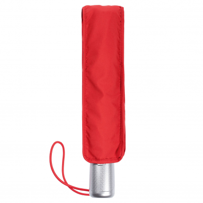 Зонт складной &laquoAlu Drop S, автомат, 3 сложения, красный, в чехле
