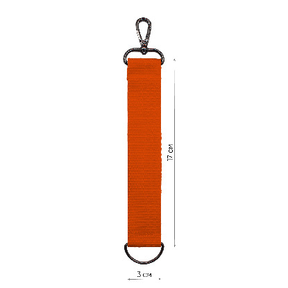Ремувка 4sb с полукольцом, оранжевый