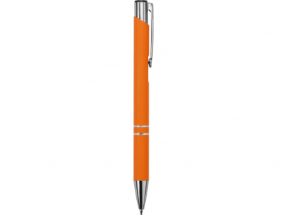 Ручка металлическая шариковая C1 soft-touch, оранжевая