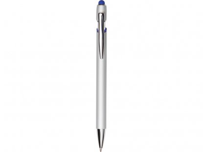 Ручка-стилус металлическая шариковая Sway Monochrome с цветным зеркальным слоем, темно-синяя