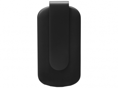 Портативное зарядное устройство Pin с клипом, 4000 mAh, черное, вид сзади