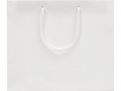 Пакет подарочный Imilit W, белый, вид спереди