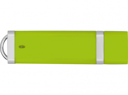 USB-флешка Орландо, зеленая, вид сверху