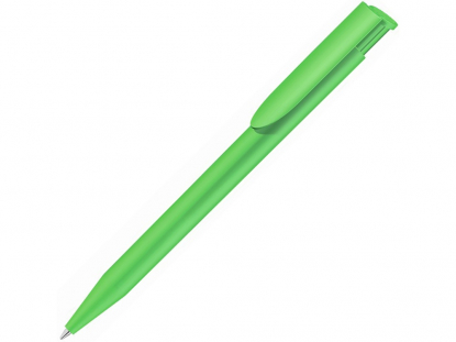Ручка пластиковая шариковая Happy, ярко-зеленая