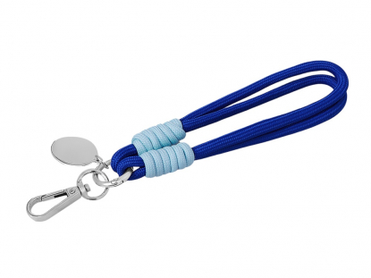 Брелок-браслет Bohemian с тканевым держателем для телефона, синий