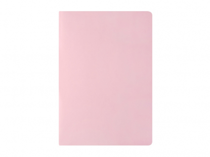 Бизнес-тетрадь А5 Megapolis Velvet flex, soft touch, розовая