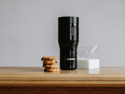 Вакуумная термокружка Tumbler, 470 мл, чёрная