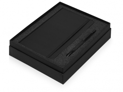 Подарочный набор Moleskine Sherlock с блокнотом А5 и ручкой, черный, в коробке