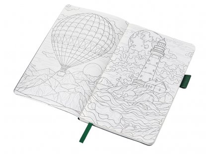 Блокнот А5 Вижн Тренд в гибкой обложке, зеленый