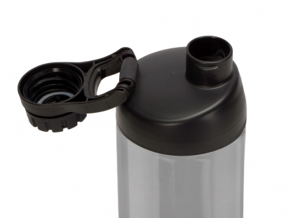 Спортивная бутылка для воды с держателем Biggy, черная