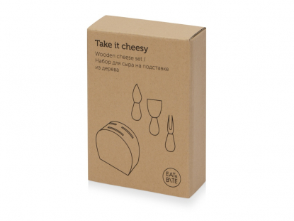 Набор из ножей для сыра на подставке Take it cheesy, в упаковке