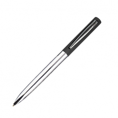 Ручка шариковая CLIPPER, soft touch, черная