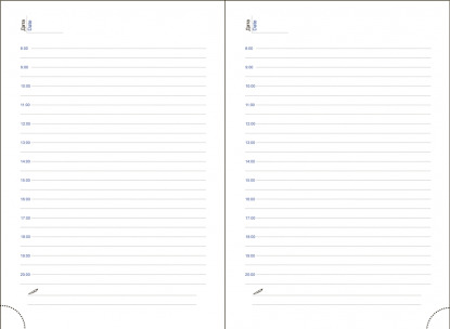 Внутренний блок ежедневников недатированных А5, А6