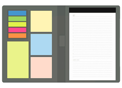 Блокнот А5 Tasmania, серый