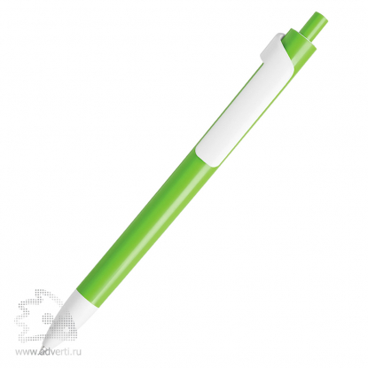 Шариковая ручка Forte с белым клипом Lecce Pen, светло-зеленая