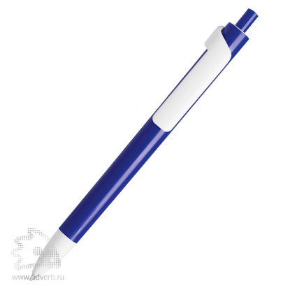 Шариковая ручка Forte с белым клипом Lecce Pen, синяя