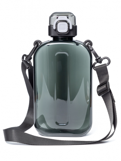 Фляга для воды с плечевым ремнем в комплекте Grey