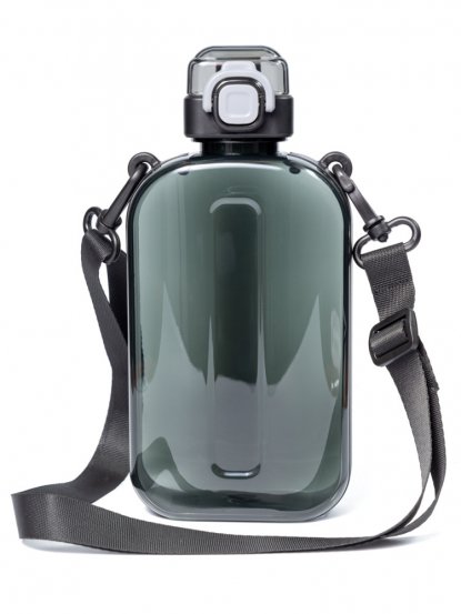 Фляга для воды с плечевым ремнем в комплекте Grey