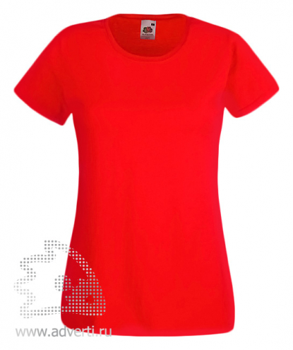Футболка Lady-Fit Valueweight T, женская, красная
