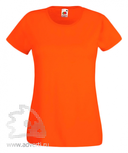 Футболка Lady-Fit Valueweight T, женская, оранжевая
