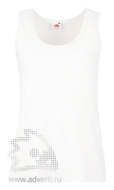 Футболка Lady-Fit Valueweight Vest, женская, белая