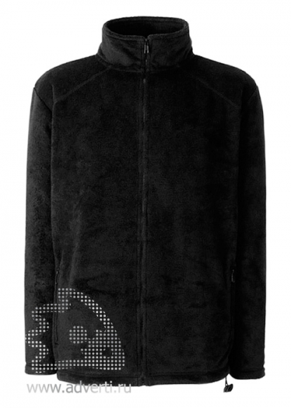 Куртка флисовая Full Zip Fleece, черная