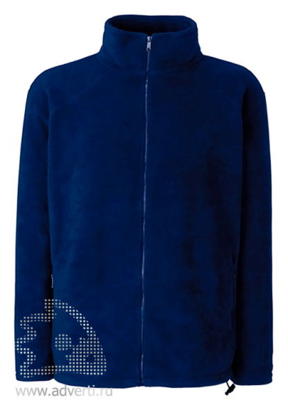 Куртка флисовая Full Zip Fleece, темно-синяя