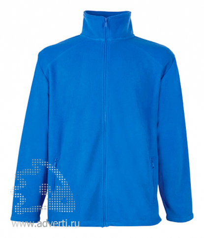 Куртка флисовая Full Zip Fleece, ярко-синяя