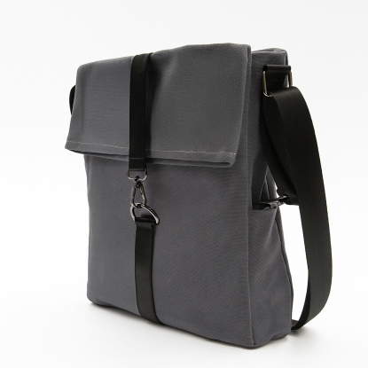 Шоппер Superbag Companion, серый с чёрным