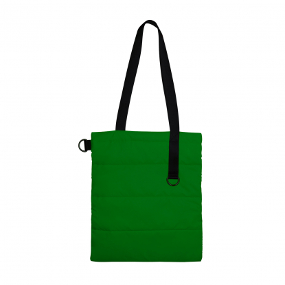 Шоппер Superbag Bubble New, зеленый с черным