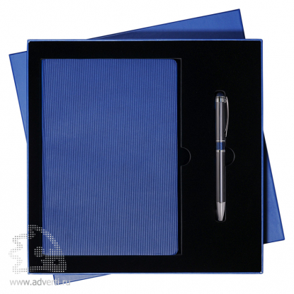 Подарочный набор Rian Portobello, сине-серый