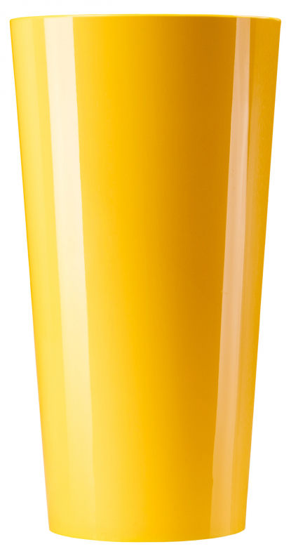 Пластиковый стакан Happy Cup, 400 мл, жёлтый