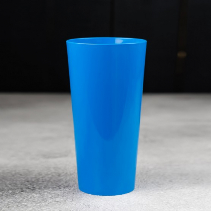Пластиковый стакан Happy Cup, 400 мл, темно-синий