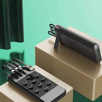 Аккумулятор с функцией беспроводной зарядки Rabbi, 10000 мАч