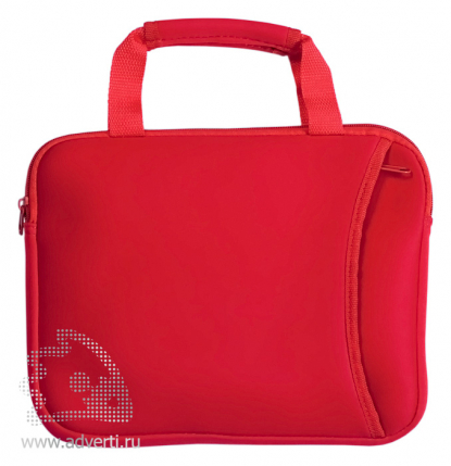 Компактная сумка для ноутбука, красная