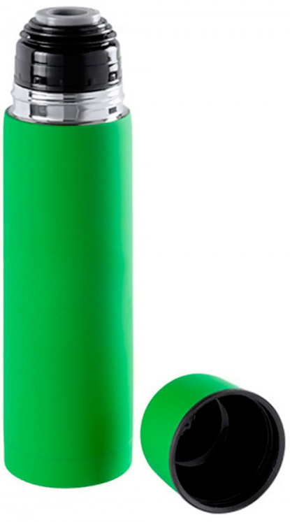 Термос вакуумный  Flask, зелёный