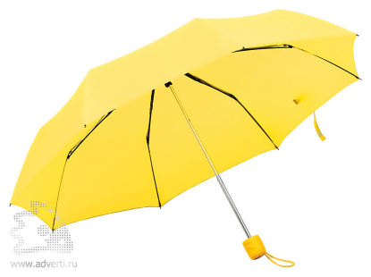 Зонт складной Foldi, механический, желтый