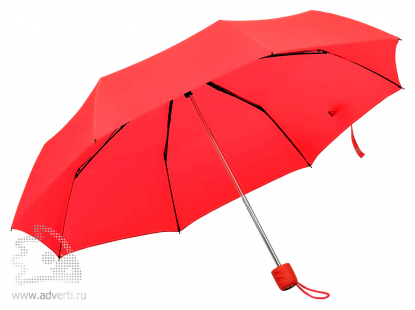 Зонт складной Foldi, механический, красный