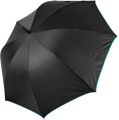 Зонт-трость Back to black, полуавтомат, внешний купол