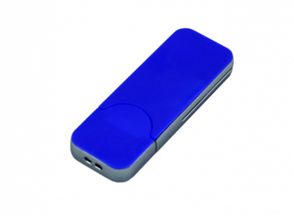 Флешка в стиле I-phone прямоугольной формы, синяя