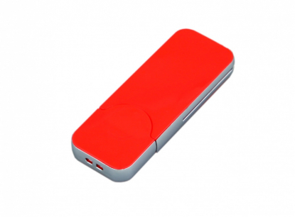 Флешка в стиле I-phone прямоугольной формы, красная