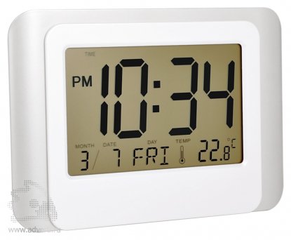 Часы Good day с будильником, календарем и термометром