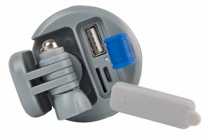 Turbo Tube Bluetooth колонка с зарядным устройством (2000mAh) и моноподом, слот разъемы