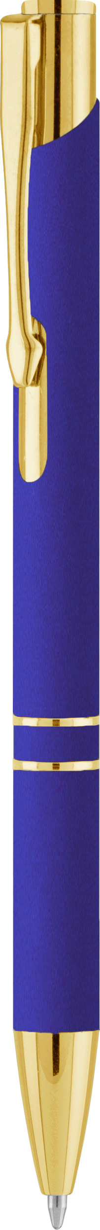 Ручка KOSKO SOFT GOLD MIRROR, синяя