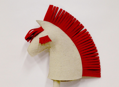 Лошадка на палке, авторский дизайн