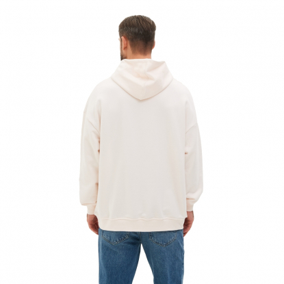 Толстовка-кенгуру оверсайз New Gen 350, молочная